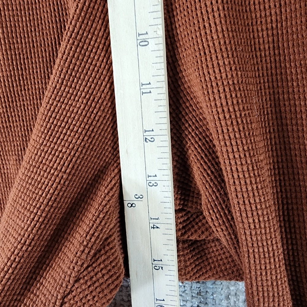 Pact 100% Organic Cotton Waffle Knit Joggers Sweatpants Womens XXL Rust Comfort - Picture 4 of 11